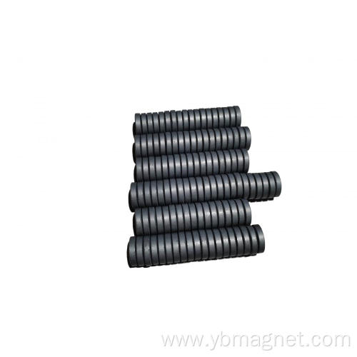 Strong Round Disc Magnet Ferrite Y30BH Magnets Black